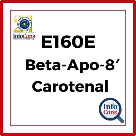 beta-apo-8'-carotenal|Apocarotenal (E160e) .
